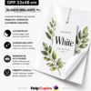 Papel Autoadhesivo OPP Blanco Brillante
